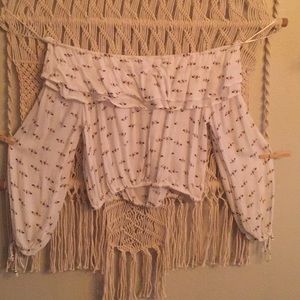 Abercrombie off the shoulder top
